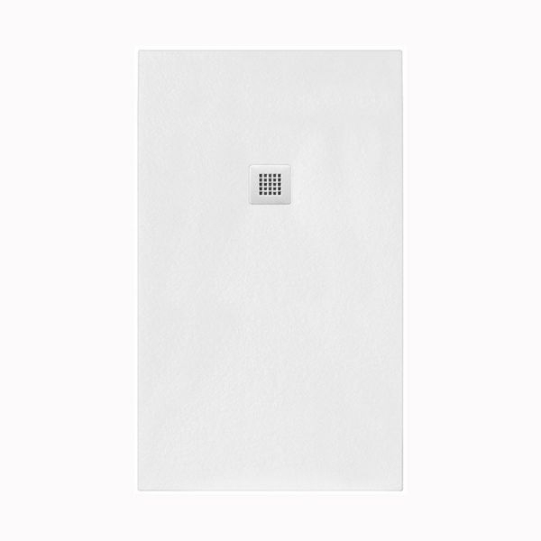 Tissino Giorgio2 1800 x 900 Rectangular White Slate Effect Shower Tray