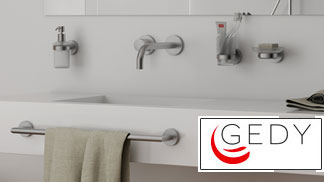 Gedy G Pro Brushed Stainless Steel Accessories