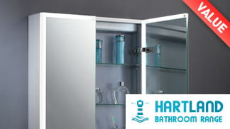 Hartland Mirrored Bathroom Cabinets