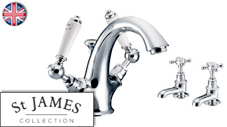 St James Taps and Mixers for Basins