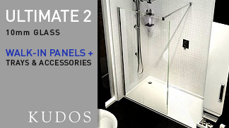 Kudos Ultimate2 10mm Glass Wet Room Shower Panels