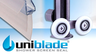 Uniblade Universal Seals and Shower Door Runners