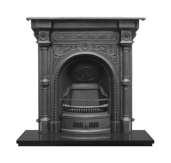 Carron Tweed Black Cast Iron Combination Fireplace Rx084 Rx084