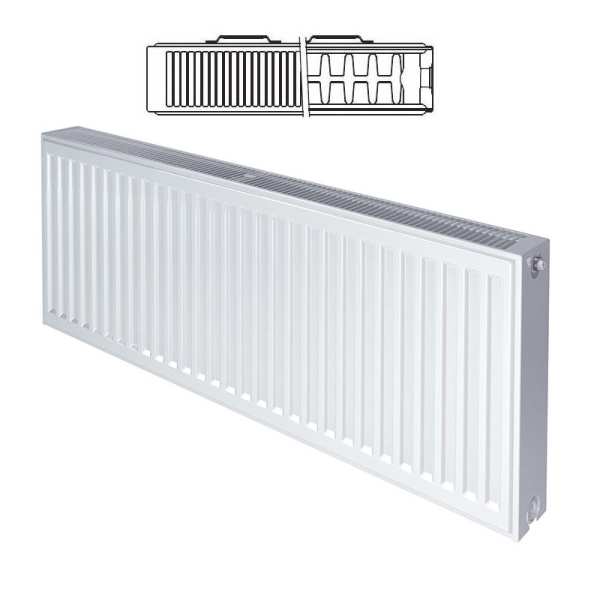 Stelrad Compact K2 Type 22 Double Panel Double Convector Radiator 700mm x 500mm White 143849