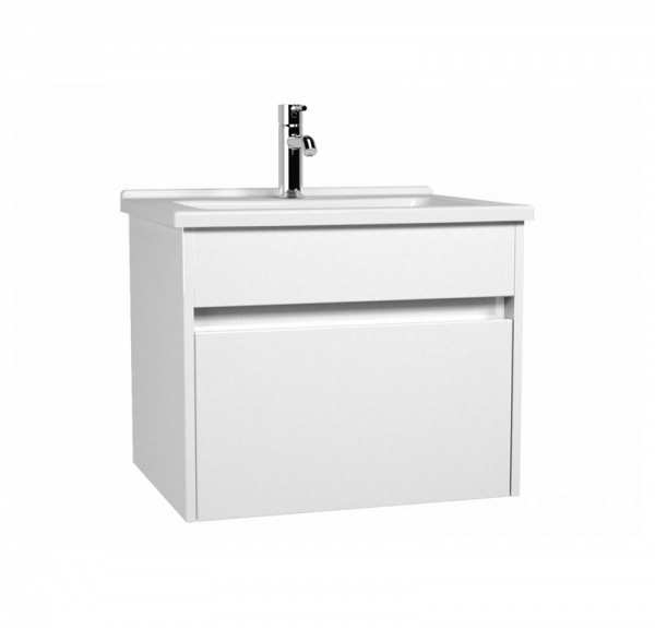 Vitra S50 600 High Gloss White Wall Hung Unit And Basin 54734