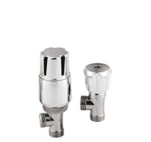 Nuie Angled Thermostatic Radiator Valve Pack HT326