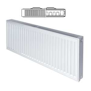 Stelrad Compact P+ Type 21 Double Panel Single Convector Radiator 700mm x 700mm White 143833