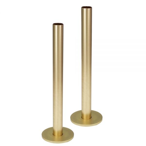 JTP Brushed Brass Radiator Pipe Covers 180mm
