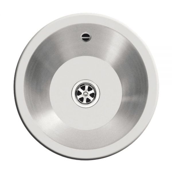 Clearwater Royal Mini 1 Bowl Inset Stainless Steel Kitchen Sink 355 x 355