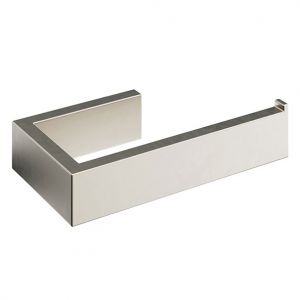 Abacus Pure Brushed Nickel Wall Mounted Open Toilet Roll Holder