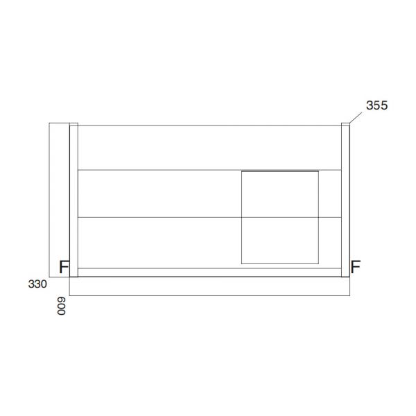 Apex Muro Plus Grey 600 Wall Hung Vanity Unit and Basin - MUROPLUS ...