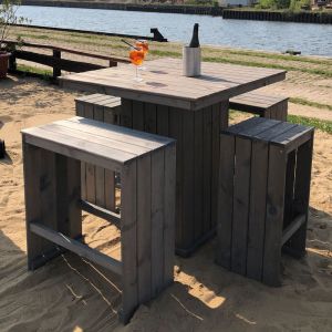 Promex Garden Bar Table and Stool Set