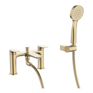 Crosswater Fuse Brushed Brass Bath Shower Mixer Tap