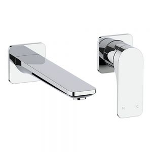 Crosswater Fuse Chrome Wall Mounted Basin Mixer Tap