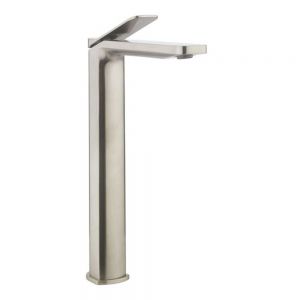 Crosswater Glide II Brushed Stainless Steel Effect Tall Basin Mixer Tap