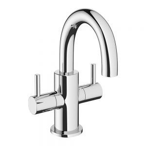 Crosswater MPRO Chrome Mini Basin Mixer Tap with Dual Levers