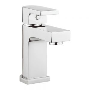 Crosswater Planet Chrome Mini Basin Mixer Tap with Click Clack Waste