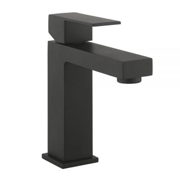 Crosswater Verge Matt Black Mono Basin Mixer Tap - VR110DNM