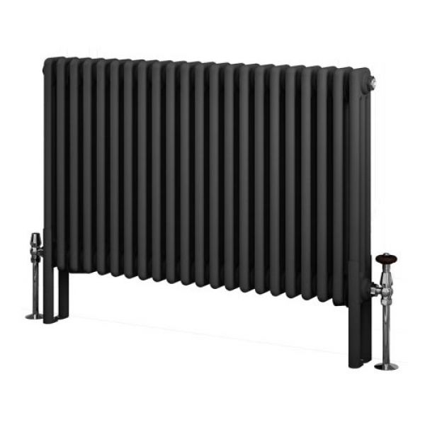 Eastbrook Imperia 600 x 1010 Matt Anthracite 3 Column Radiator - 41.0416