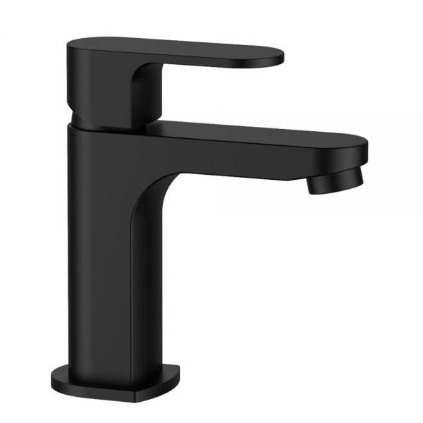 Flova Smart Matt Black Cloakroom Mono Basin Mixer Tap - Mb-smsbas