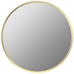 Moods Zeal 500mm Round Mirror Brushed Brass