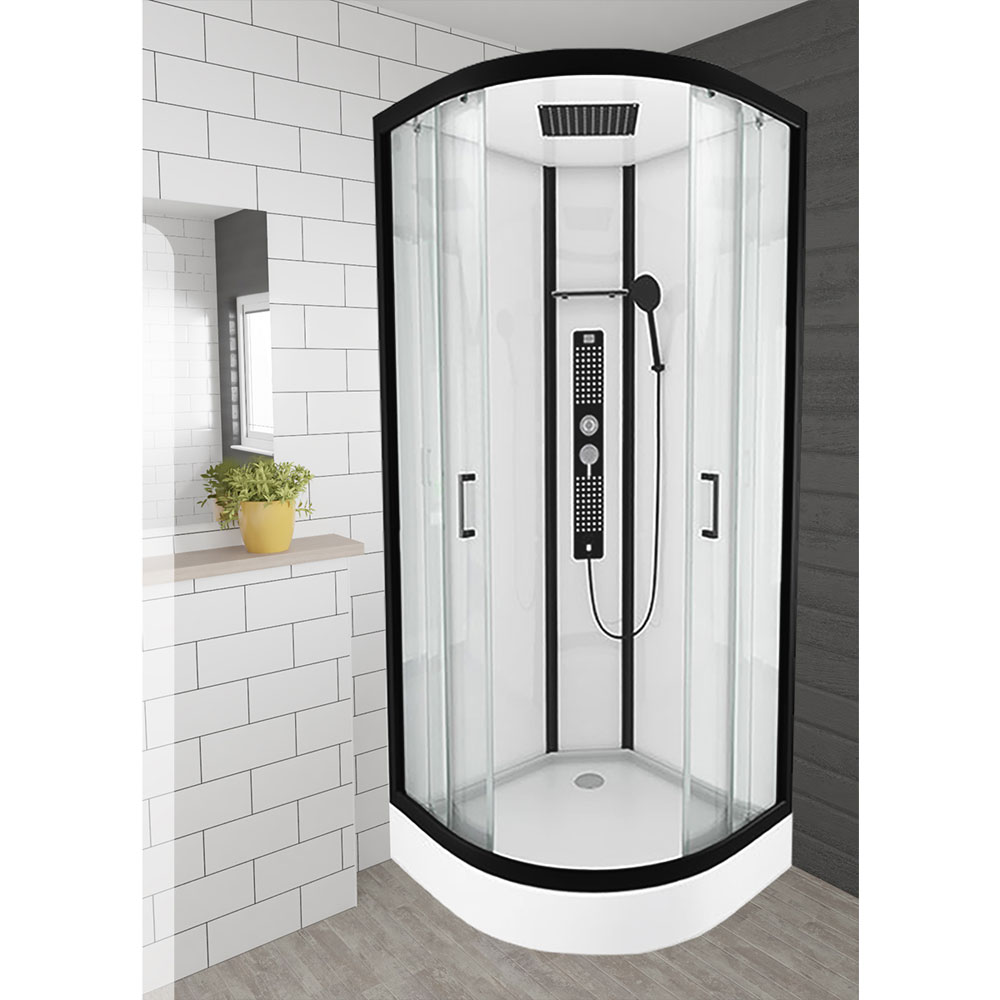 Insignia Monochrome 900mm Quadrant Shower Cabin Mc90cq