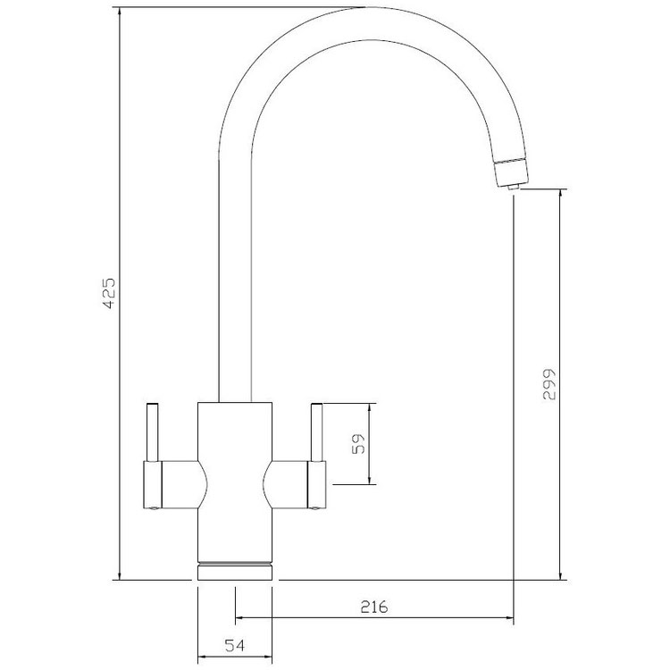 Abode Pronteau Profile Antique Brass 4 in 1 Boiling Hot and Filtered ...