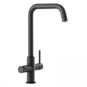 Abode Pronteau Prothia Quad Matt Black 3 in 1 Boiling Hot Water Kitchen Mixer Tap and Tank