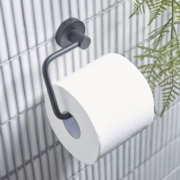 Roper Rhodes Capital Black Toilet Roll Holder - DC7005