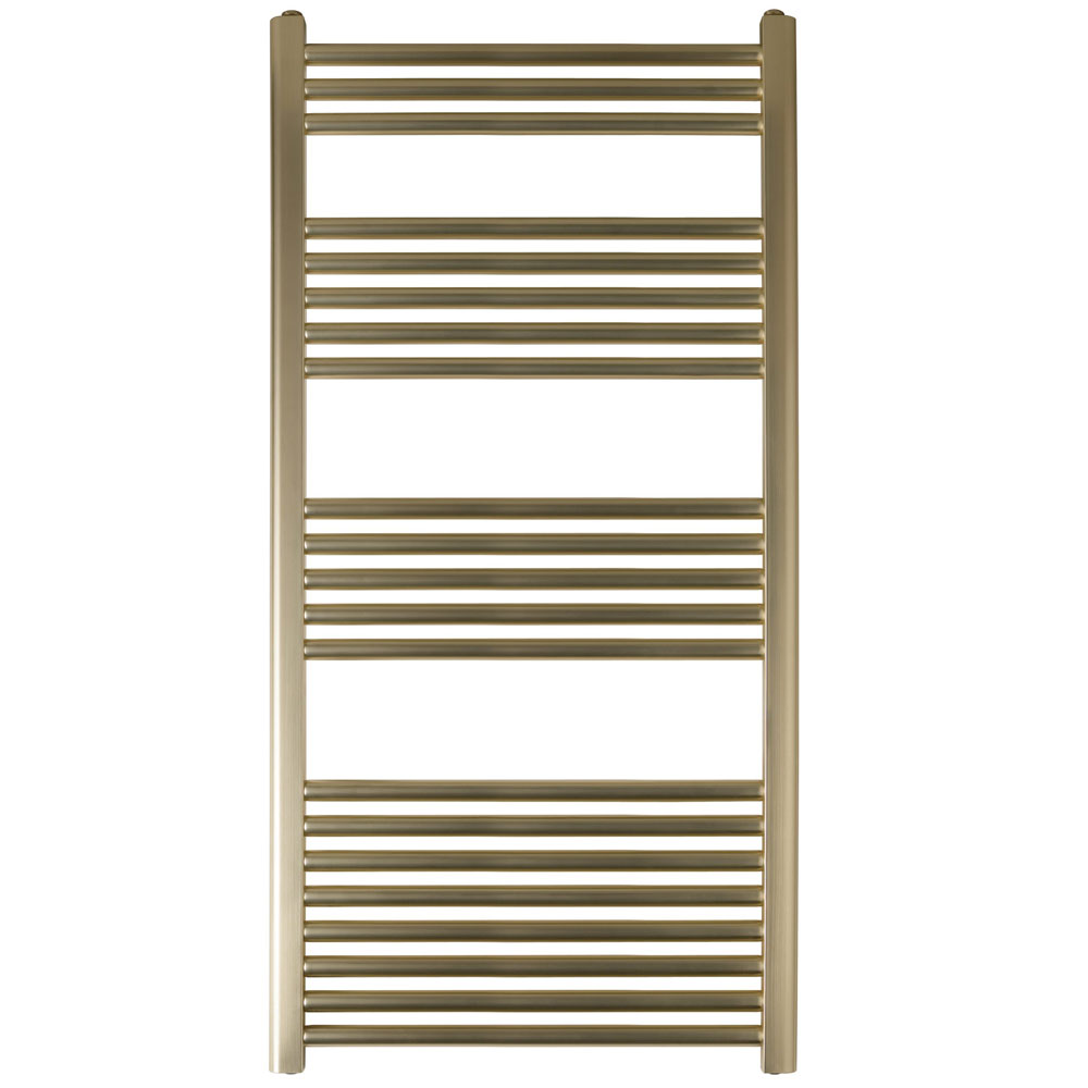 JTP VOS 1200 x 600 Brushed Brass Towel Rail VOS1206BBR