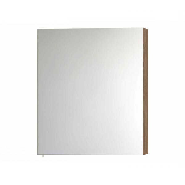 Vitra Dark Oak 1 Door 600 Bathroom Mirror Cabinet 58280 58280