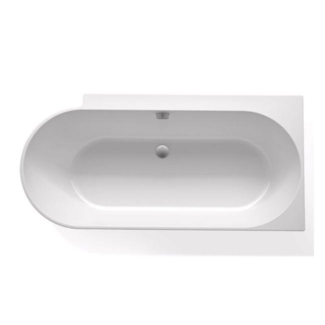 Waters Baths Ebb Hybrid 1660mm Right Hand Shower Bath Ebb 1660 Rh
