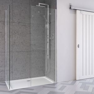 Aqata Design Solutions DS405 1200 x 760 Wetroom Corner Shower Enclosure