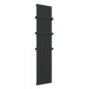 Eastbrook Charlton 1800 x 280 Vertical Matt Anthracite Designer Aluminium Radiator