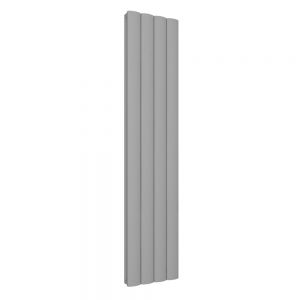 Eastbrook Guardia 1800 x 280 Vertical Matt Grey Designer Radiator